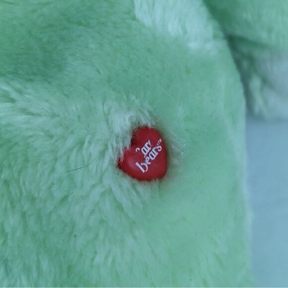 Vintage Care Bears Good Luck Bear Plush 14" Green Shamrock by Kenner TCFC - Picture 4 of 6